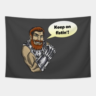 Fist Philosophy Tapestry