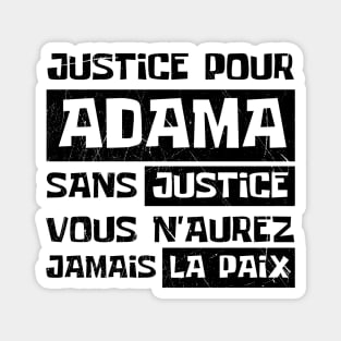 Justice Pour ADAMA Magnet