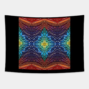 Color Cascade Tapestry Tapestry