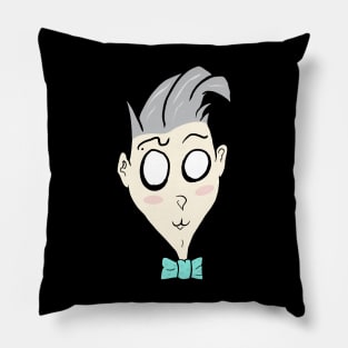 Stay weird quirky ghostly caricature Pillow