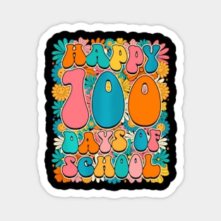 Groovy Happy 100 Days Of School 100 Days Smarter Kids Magnet