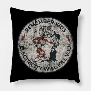 Electricity Will Kill You Kids Pillow