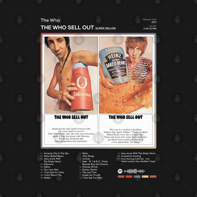 The Who - The Who Sell Out (Super Deluxe) Tracklist Album by 80sRetro