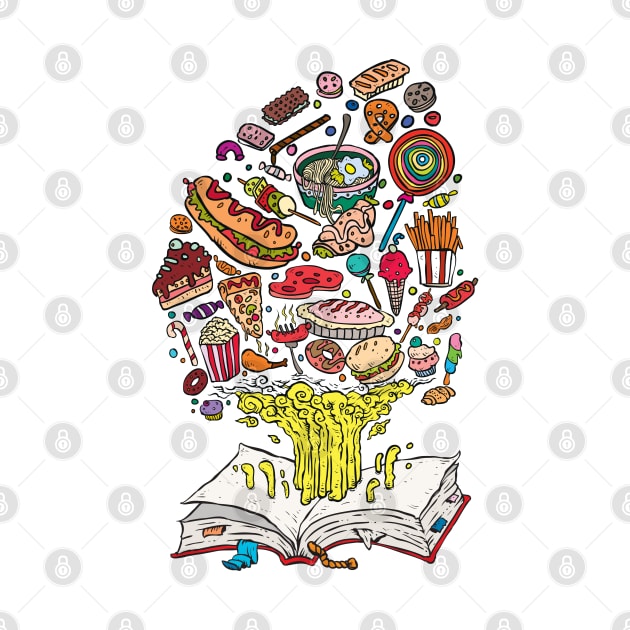 book food doodle by Mako Design 