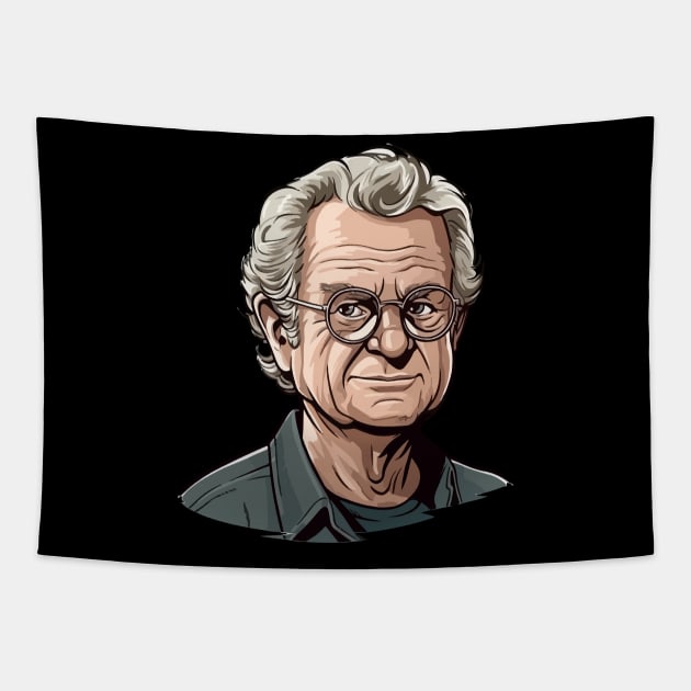 Jerry Springer sticker Tapestry by vectrus