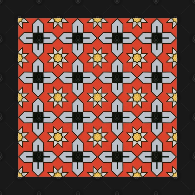 Seamless Pattern, Moroccan Mosaic Pattern by hichamArt