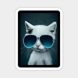 Cat with Sunglasses Magnet