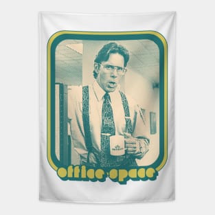 Bill Lumbergh / Office Space Aesthetic 90s Fan Design Tapestry