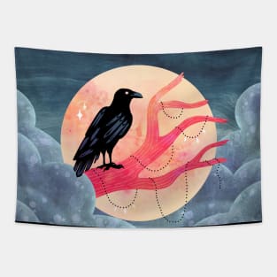 Raven Moon Tapestry