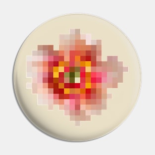 Pixel Flower Pin