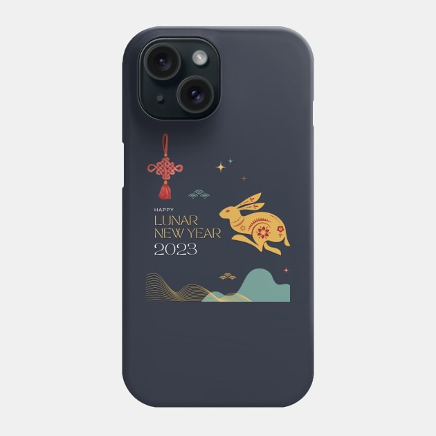 2023 Year of the Rabbit. Phone Case by TeeText