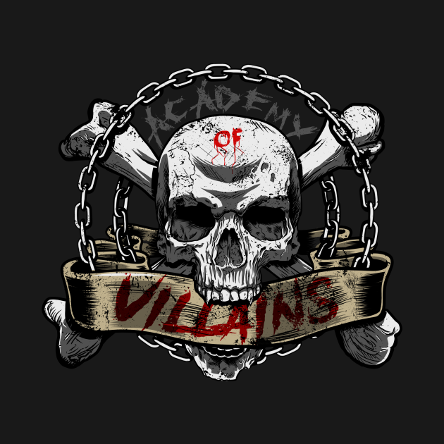 Academy of Villains - Villains - T-Shirt | TeePublic