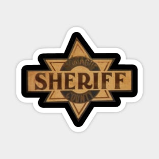 SUMBITCH JUSTICE SHERIFF LOGO Magnet