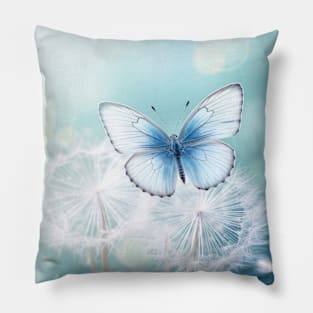 Butterfly Forest Nature Serene Tranquil Pillow