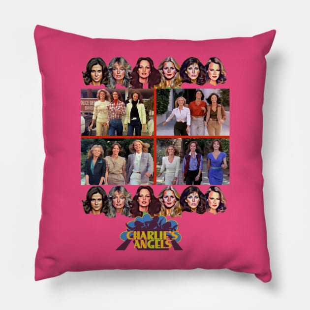 charlies angels Pillow by fonchi76