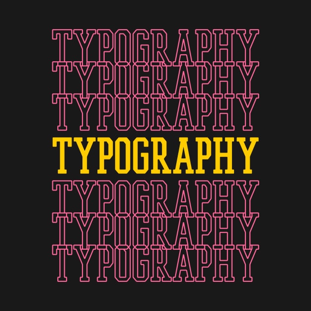 Typography effect border by Typography Dose