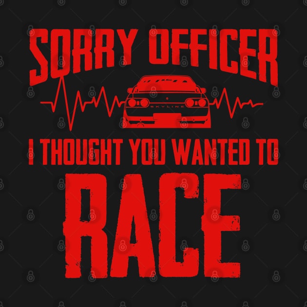 Sorry Officer I Thought You Wanted To Race by pako-valor