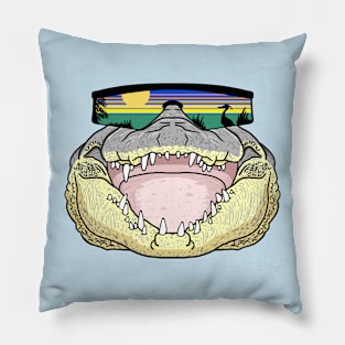 Cool Crocodile Pillow