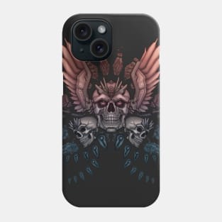 Skulls and Wings Phone Case