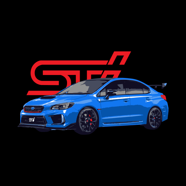 WRX STi Rally Blue by cowtown_cowboy