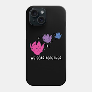 Bisexual Pride Flag Cute Bisexuality Bi Bat Phone Case