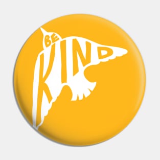 Be Kind Flying Bird Pin