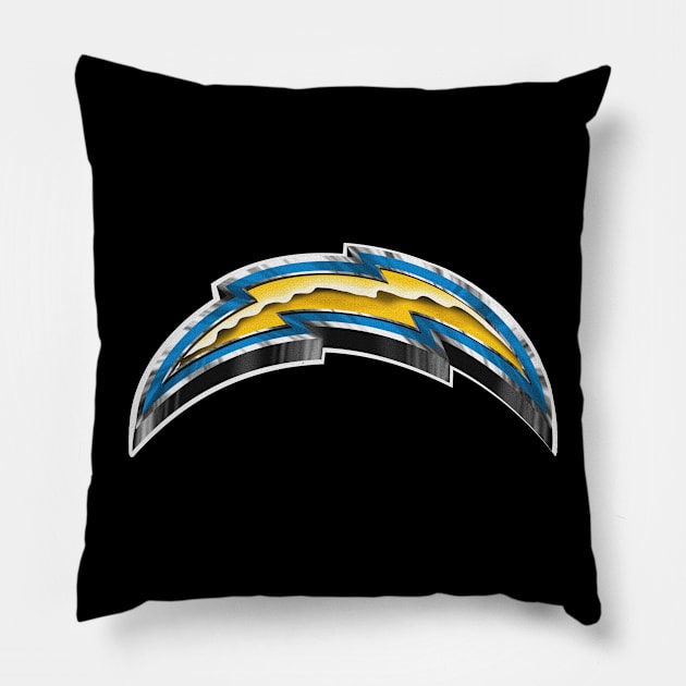 San Diego Chargers vintage style Pillow by salohman