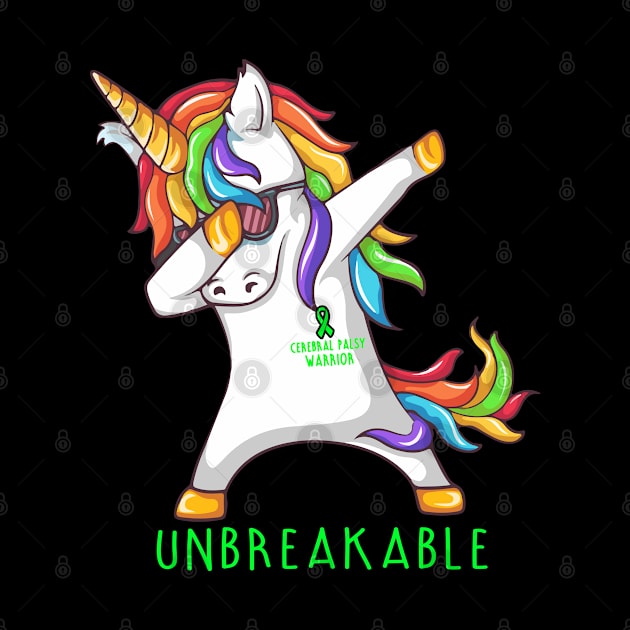 CEREBRAL PALSY Warrior Unbreakable Unicorn Dabbing by ThePassion99