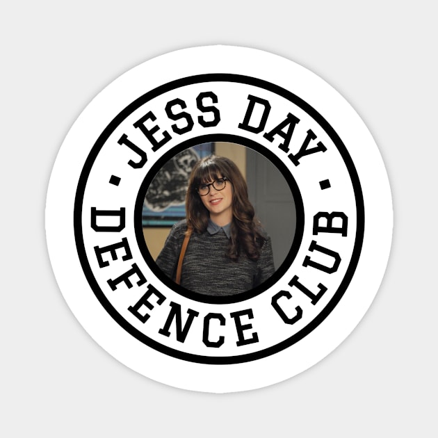 Jess Day defence club Magnet by voidstickers