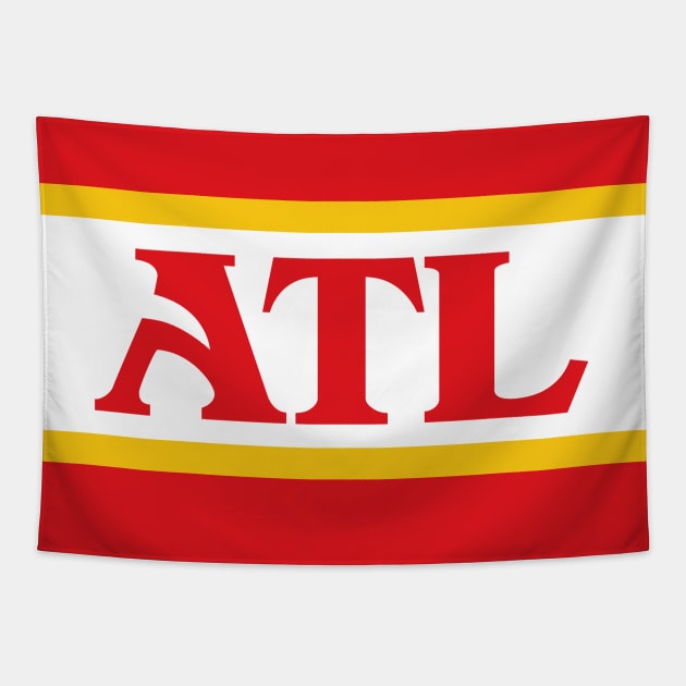 ATL Retro Font - Red Tapestry by KFig21