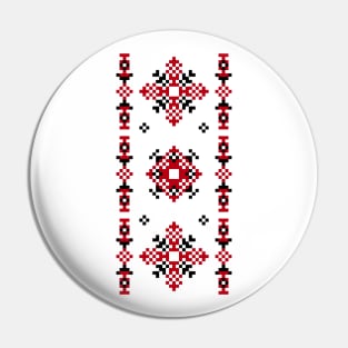 Vyshyvanka Kozak Pin