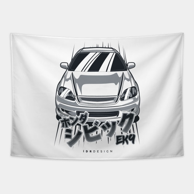 Civic Type R EK9 Tapestry by idrdesign