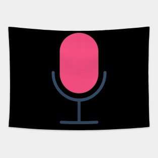 Microphone icon. Tapestry