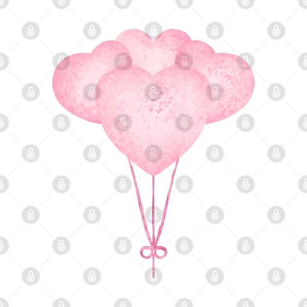 Balloon Heart Valentine by Aisiiyan