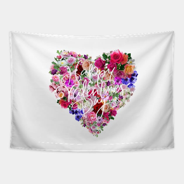 Happy Valentines Day Tapestry by ImSomethingElse