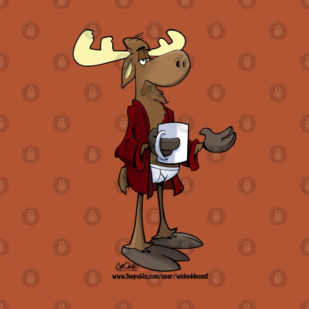 Wicked Decent Bruce the Moose by wickeddecent