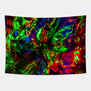 Neon Holo Explosion Tapestry