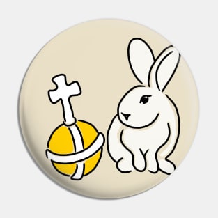 Unsuspecting Rabbit Pin