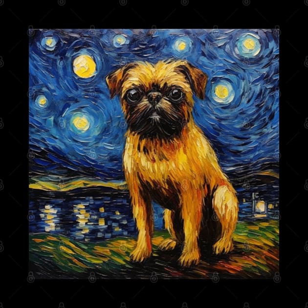 Brussels Griffon painting by NatashaCuteShop