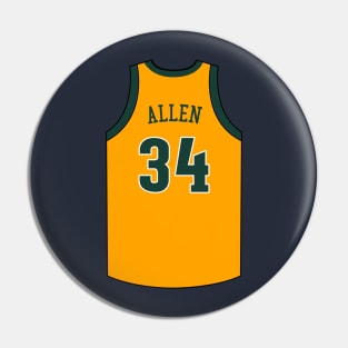 Ray Allen Seattle Supersonics Jersey Qiangy Pin