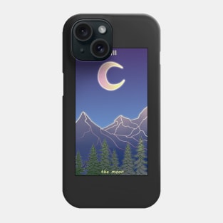 The Moon Tarot Card Phone Case