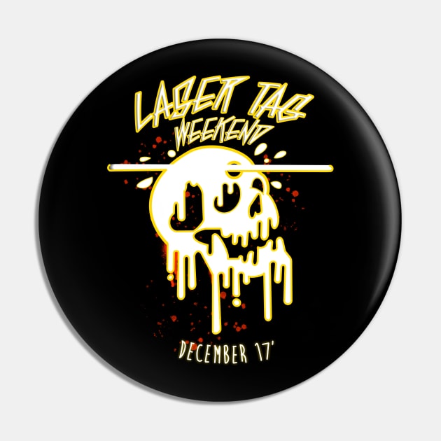 LASER TAG Weekend 17' Pin by triotdesigns