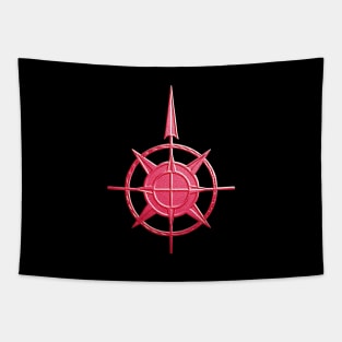 Pointing The Way - compass symbol Tapestry
