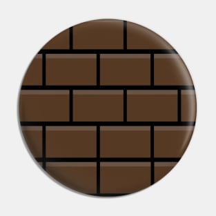 Brown Brick Wall Pin