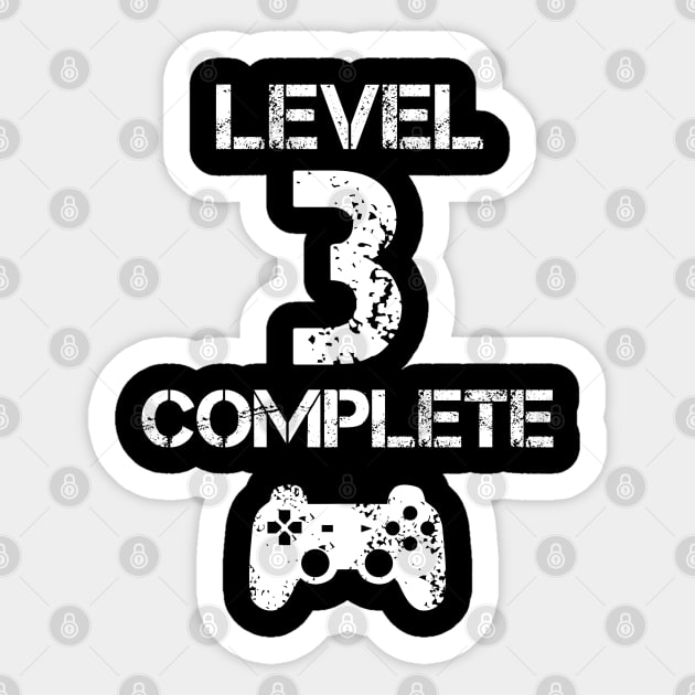 Level 3 Unlocked Vintage T-Shirt Celebrate 3rd Wedding Level 3 Unlocked Vintage T-Shirt Celebrate 3rd Wedding