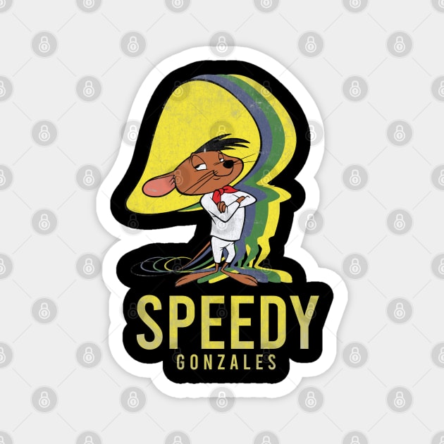 speedy gonzales retro Magnet by Mortensen