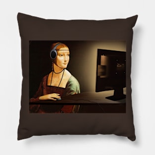 Lady with a Mouse Pillow