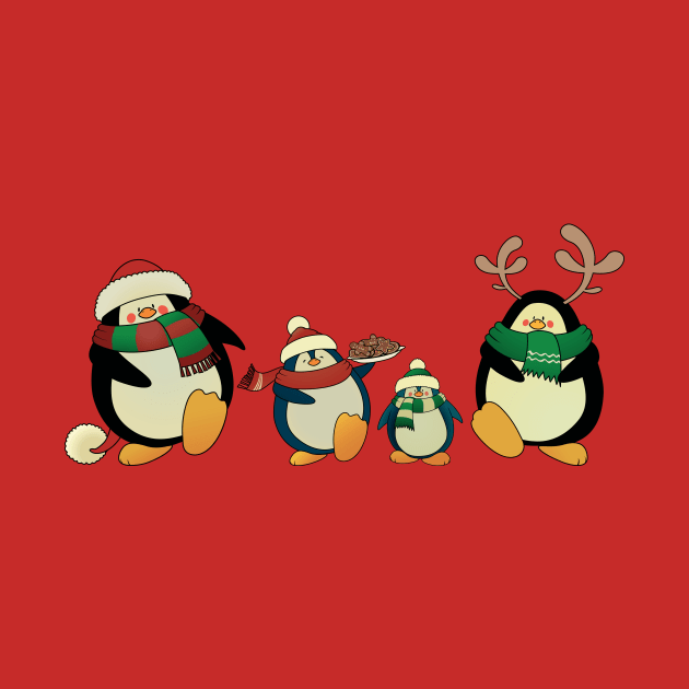 Penguin family by mangulica