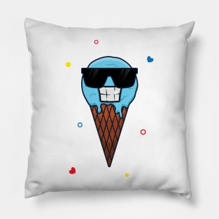 Cool ice cream emote Pillow