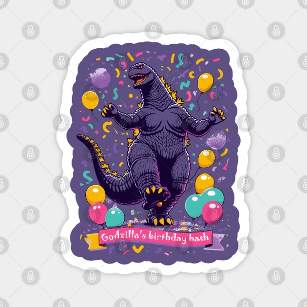 birthday bash Magnet by AOAOCreation